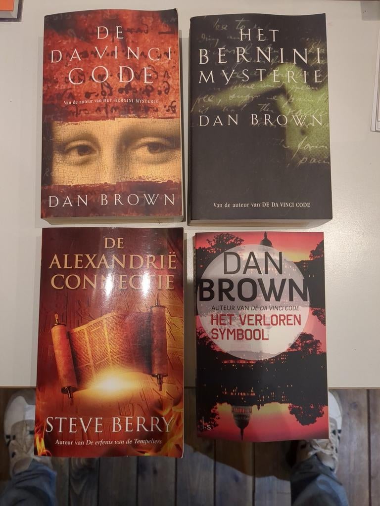 Dan Brown Boeken Set:, Ophalen of Verzenden, Gelezen, Dan Brown, Nederland