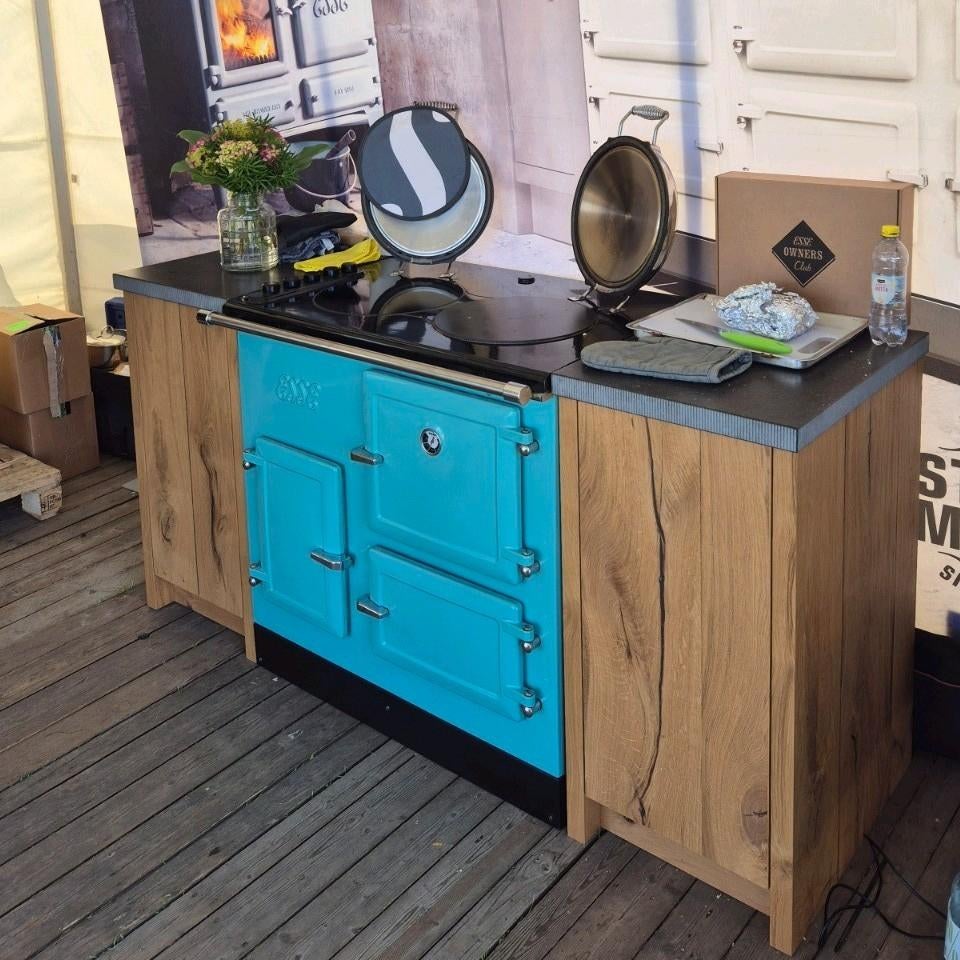 ESSE EL13Amp Elektrisch fornuis 90cm | Gietijzeren ovens, 60 cm of meer, Grill, Ophalen of Verzenden, Zo goed als nieuw