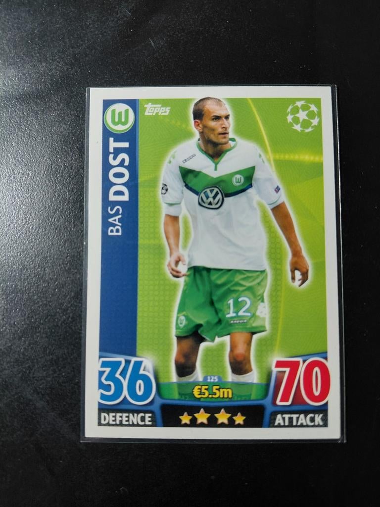 Bas dost (wolfsburg) topps 2015/16, Verzamelen, Sportartikelen en Voetbal, Ophalen of Verzenden, Nieuw, Buitenlandse clubs, Spelerskaart