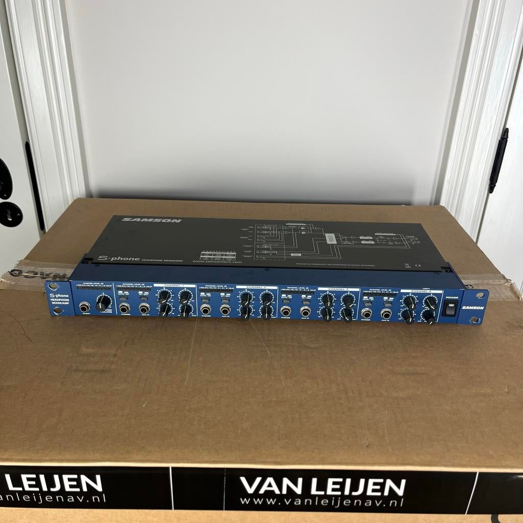 Samson S-Phone hoofdtelefoon mixer/amp in nette staat, Overige merken, Gebruikt, Samson, Ophalen of Verzenden