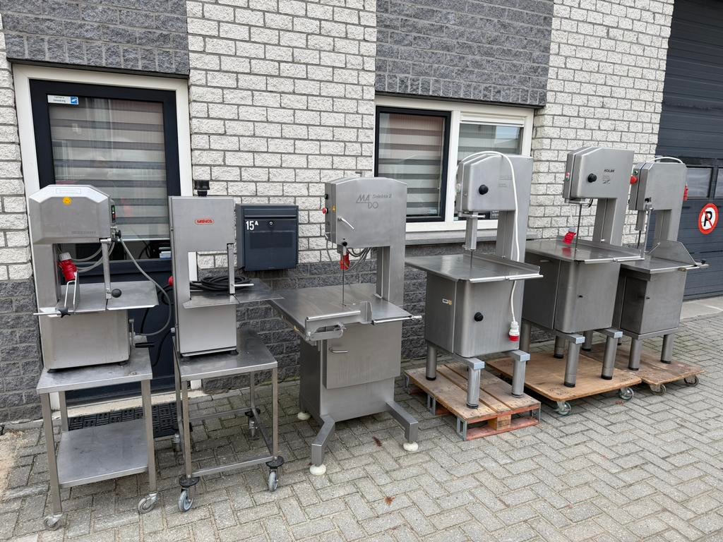 Beenderzaag lintzaag gehaktmolen cutter mengmachine prikker, Zakelijke goederen, Horeca | Keukenapparatuur, Ophalen, Gebruikt