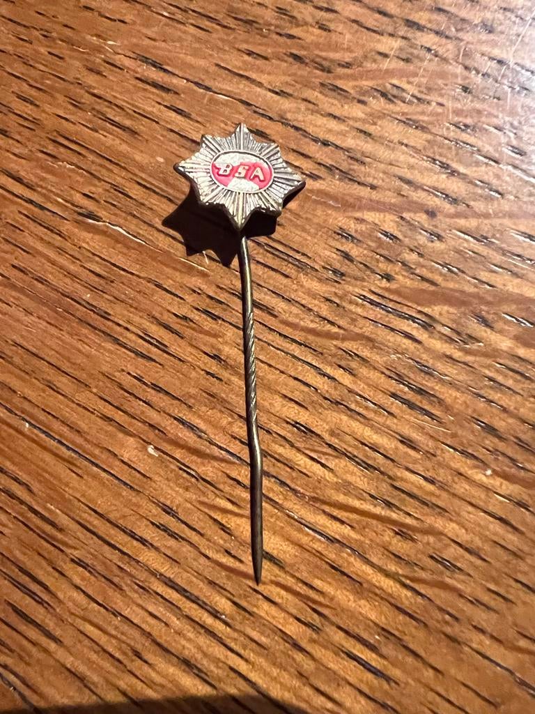 Vintage BSA Speldje, Ophalen of Verzenden, Gebruikt, Merk, Speldje of Pin