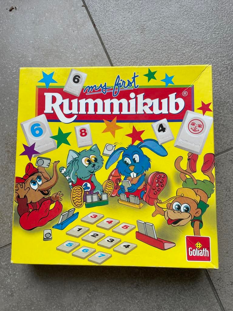 My First Rummikub - Zo Goed Als Nieuw!, Hobby en Vrije tijd, Gezelschapsspellen | Bordspellen, Een of twee spelers, Ophalen, Zo goed als nieuw