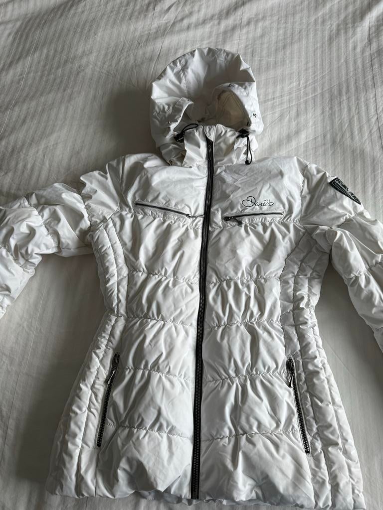 Dare2b Ski Jas Wit Maat 38, Kleding | Dames, Wintersportkleding, Ophalen of Verzenden, Gedragen, Maat 38/40 (M), Jack