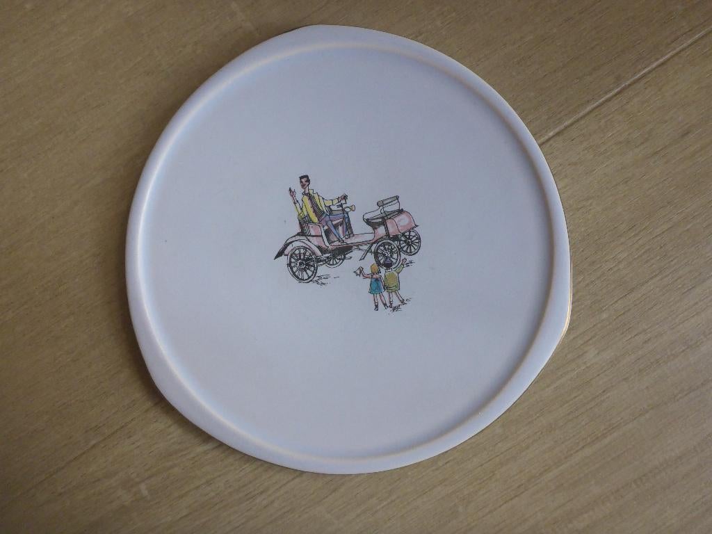 Gebakbordje, flora gouda., Overige materialen, Gebruikt, Overige typen, Ophalen of Verzenden