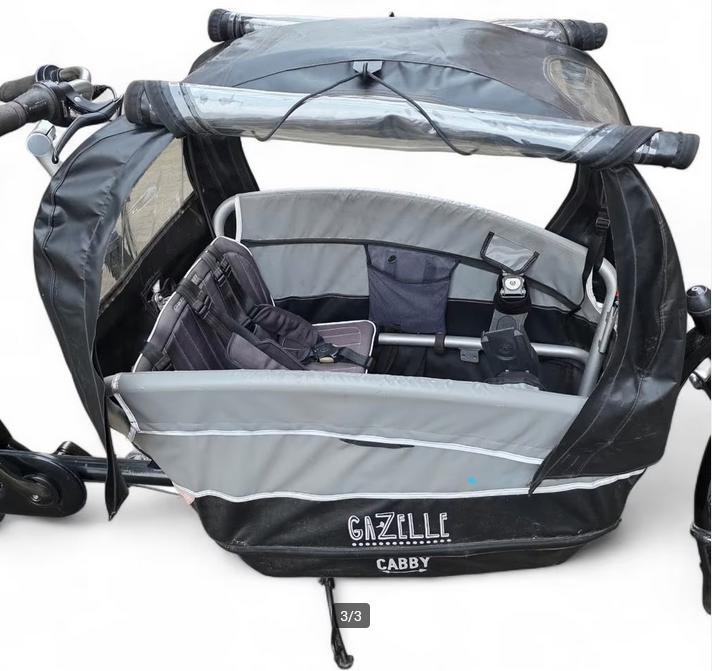 Regenhuif regentent geschikt voor Gazelle Cabby bakfiets, Gebruikt, Huif, Gazelle, Info@gazelle.nl