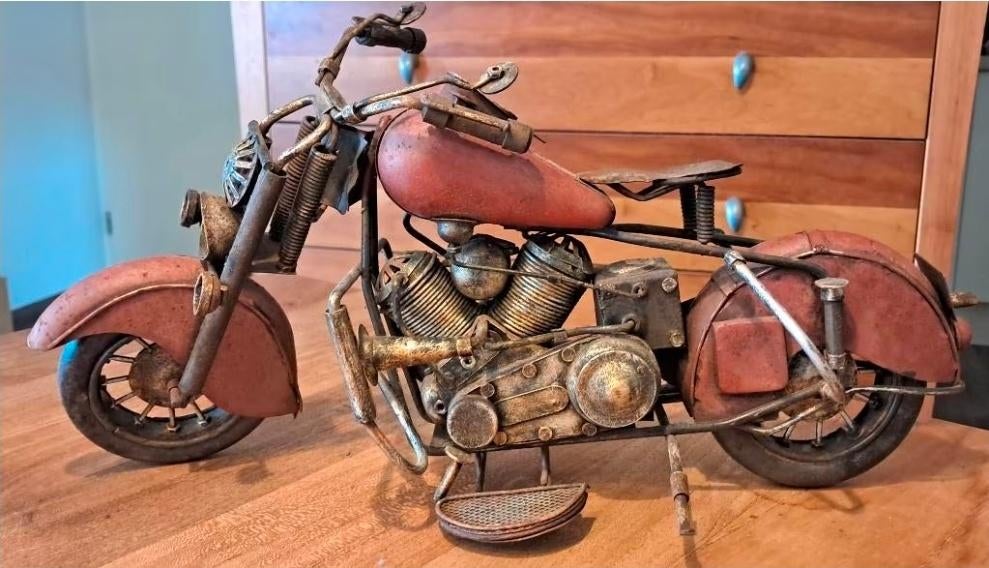 Decoratieve motor, Huis en Inrichting, Woonaccessoires | Wanddecoraties, Ophalen of Verzenden, Zo goed als nieuw