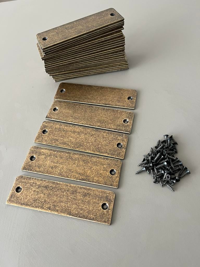 30x KVIK Ombra handgreep - kleur Aged Brass, Huis en Inrichting, Minder dan 50 cm, Ophalen of Verzenden, Zo goed als nieuw, Minder dan 25 cm