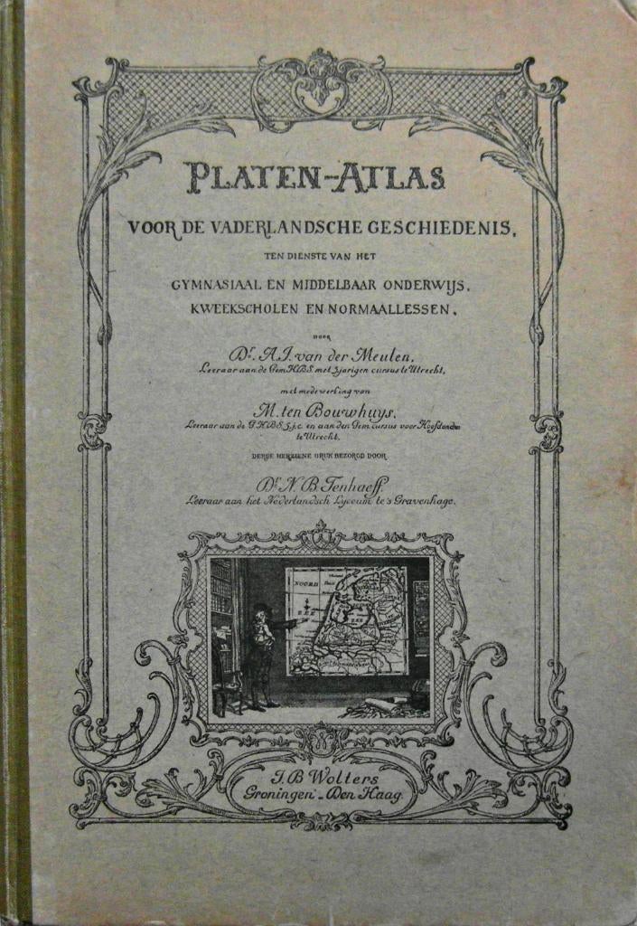 PLATEN-ATLAS voor de Vaderlandsche Geschiedenis, Ophalen of Verzenden
