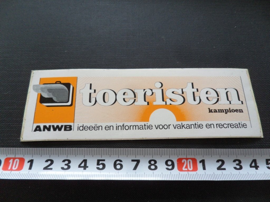 sticker ANWB toeristen kampioen, Ophalen, Zo goed als nieuw