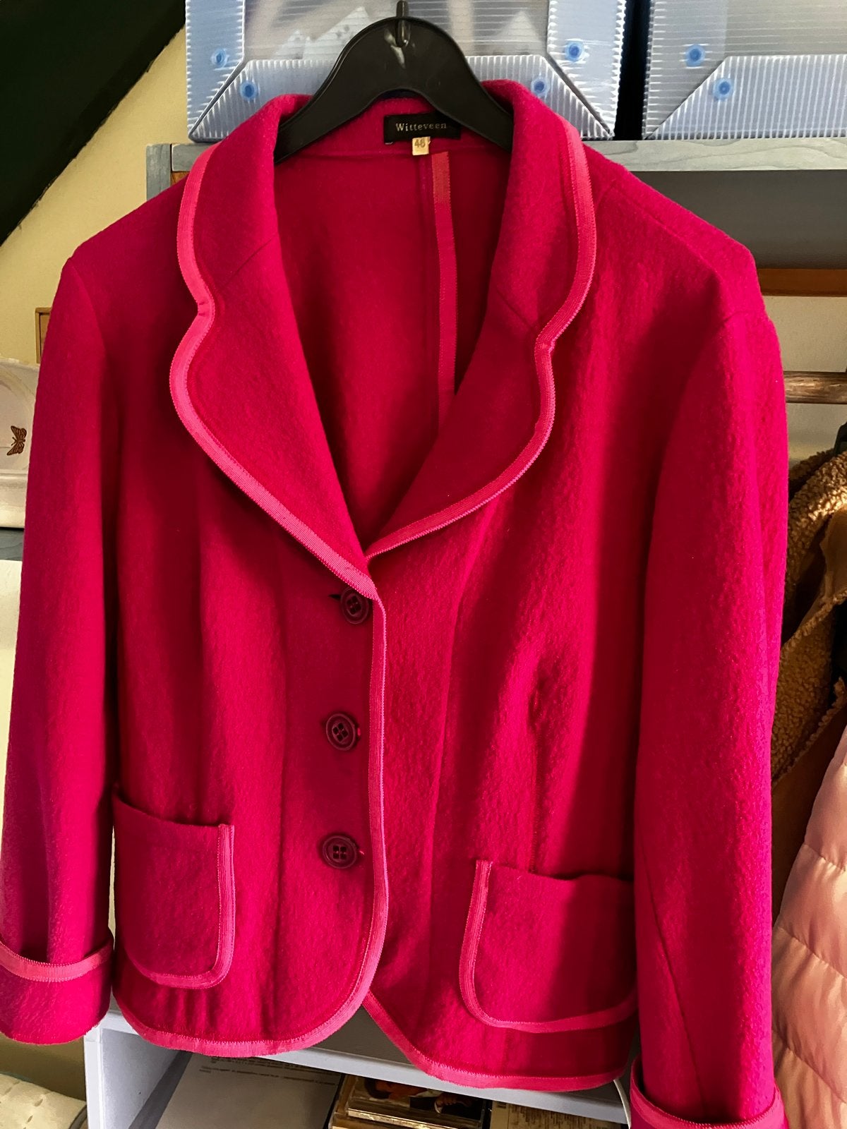 Roze jasje in perfecte staat - Maat 44, Kleding | Dames, Maat 42/44 (L), Ophalen of Verzenden, Zo goed als nieuw, Jasje