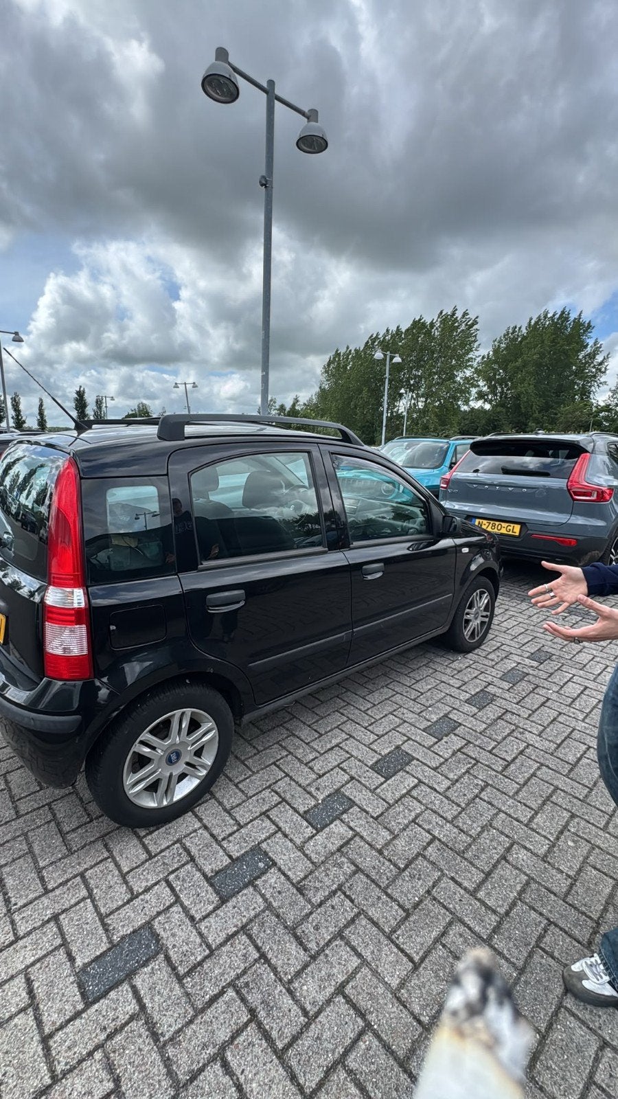 Fiat Panda 1.2 44KW 60PK 2007 Zwart, Voorwielaandrijving, 1242 cc, Zwart, Origineel Nederlands