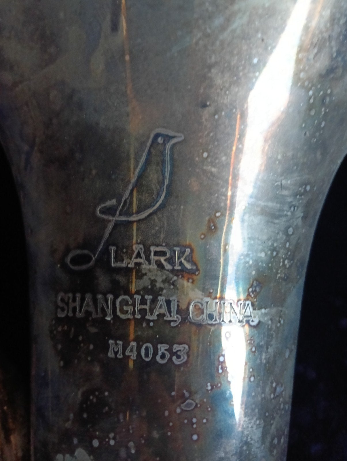 Lark Shanghai China M4053 Euphonium met koffer, Ophalen of Verzenden, Gebruikt, Koperblazer, Met koffer of draagtas