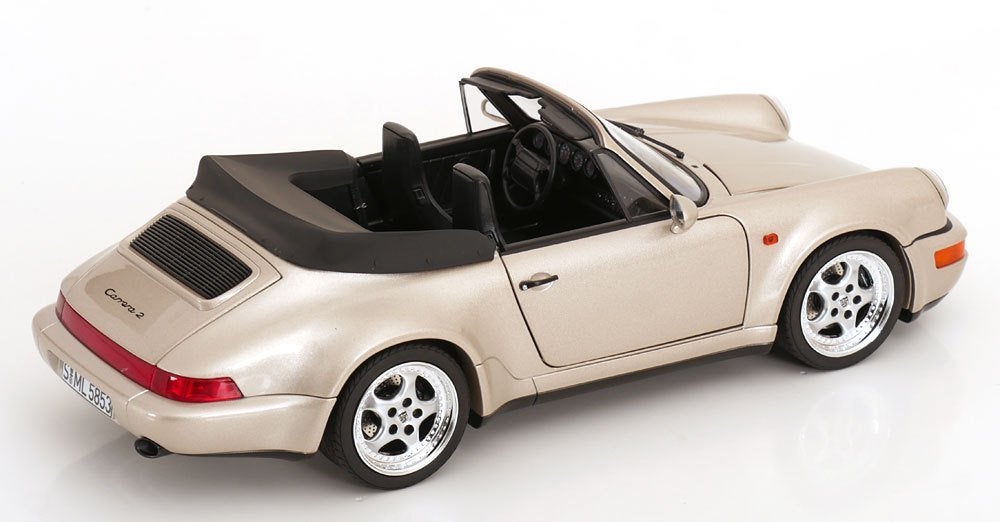 Norev 1:18 Porsche 911 Turbo Look Cabriolet 1992 Zermatt, -, Nieuw, Norev, Ophalen of Verzenden