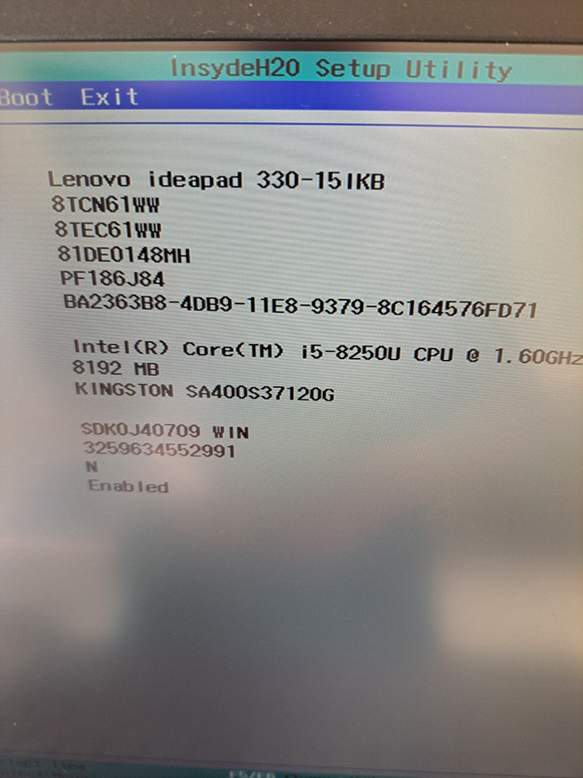 Lenovo Ideapad 330-15IKB i5-8250U 8GB RAM 15 inch laptop, Computers en Software, Gebruikt, 2 tot 3 Ghz, 8 GB, Ophalen of Verzenden