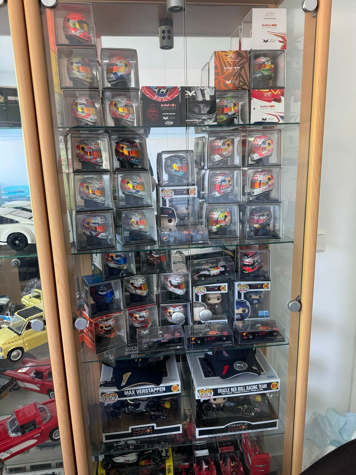 Uitgebreide Max Verstappen Collectie - Helmen, Auto's, Funko, Verzamelen, Ophalen, Zo goed als nieuw, Formule 1