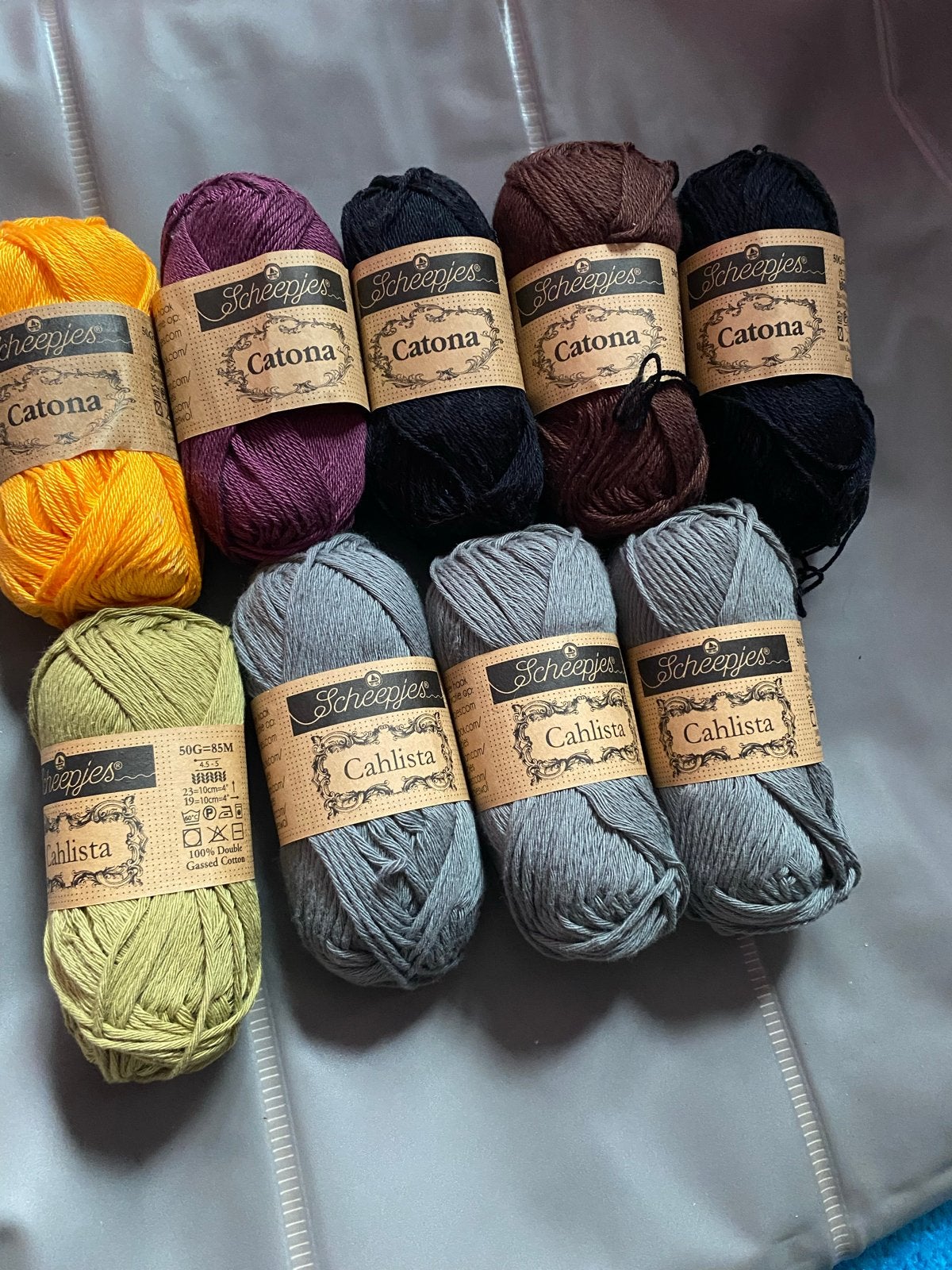 Scheepjes Catona & Cahlista garenpakket, Ophalen of Verzenden, Nieuw, Breien of Haken, Wol of Garen