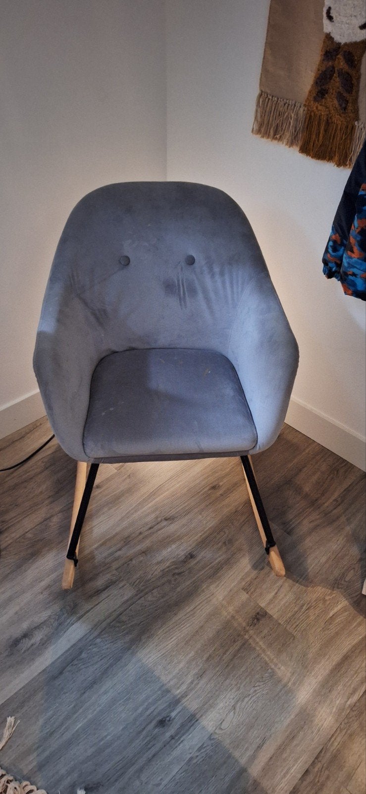 Fijne schommelstoel, Ophalen, Gebruikt, 75 tot 100 cm, Stof