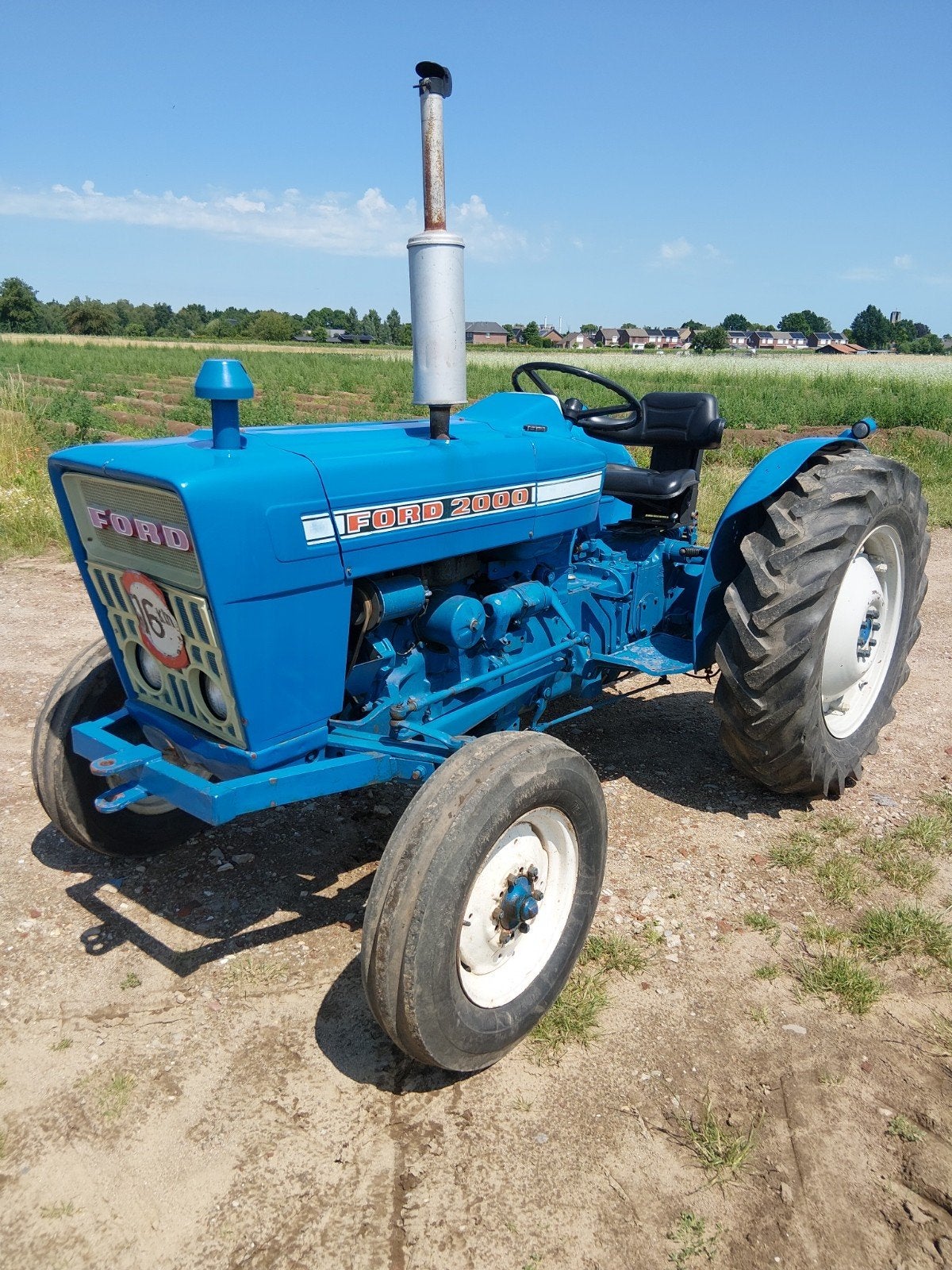 Ford 2000 tractor geen kenteken, Ophalen, Oldtimer, Ford, Tot 80 Pk