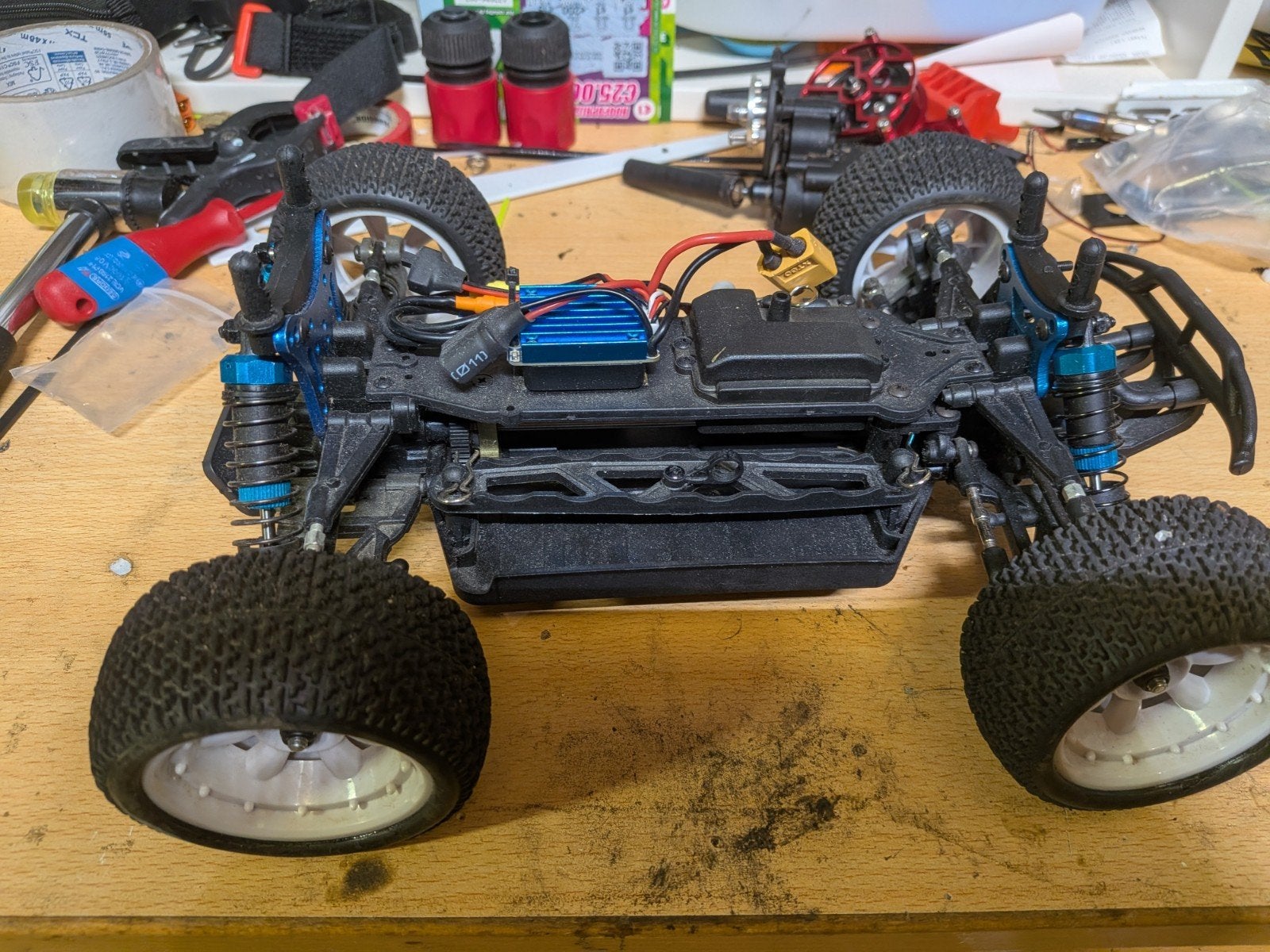 ZD Racing TX-16 Chassis Brushless, Ophalen of Verzenden, Gebruikt, Elektro, Auto offroad