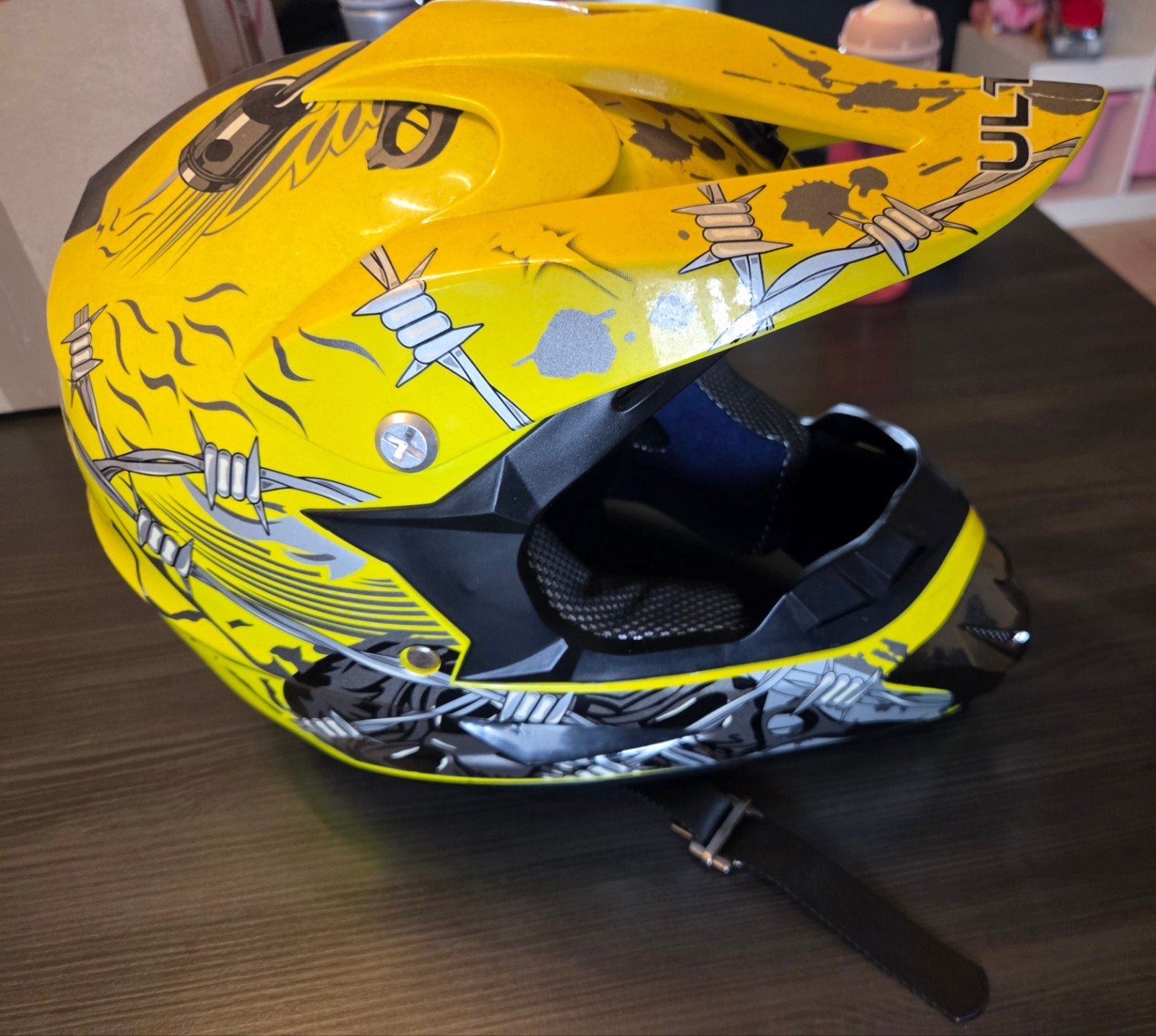 Kinder crosshelm van Carkiddo, maat L (53-54 cm), Motorcrosskleding, Kinderen, Ophalen of Verzenden, Carkiddo