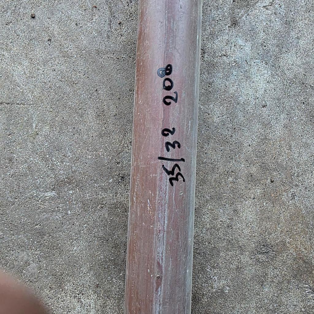 dikke 35 mm koperen buis lengte 208 cm, Ophalen, Overige materialen, 2 tot 4 meter, 20 tot 40 mm