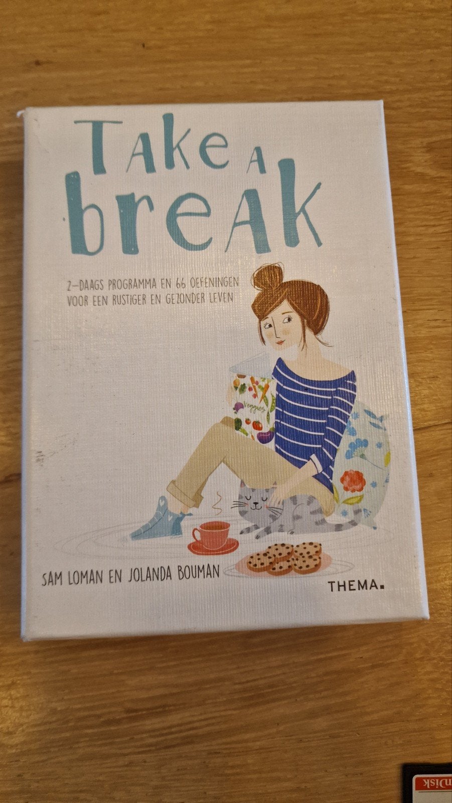 Take a Break: 66 Oefeningen voor een Rustiger Leven, Ophalen of Verzenden, Zo goed als nieuw, Gezondheid en Conditie, Sam Loman en Jolanda Bouman