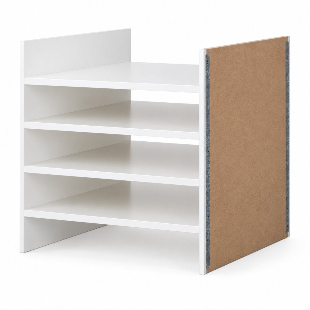 IKEA KALLAX Inzet met 4 Planken Wit – 404.237.19