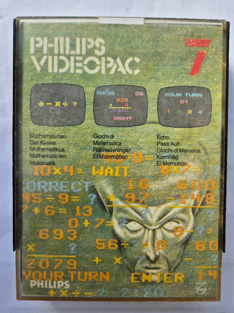 PHILIPS VIDEOPAC No:7, Spelcomputers en Games, Games | Overige, Gebruikt, 1 speler, Ophalen of Verzenden, Vanaf 3 jaar