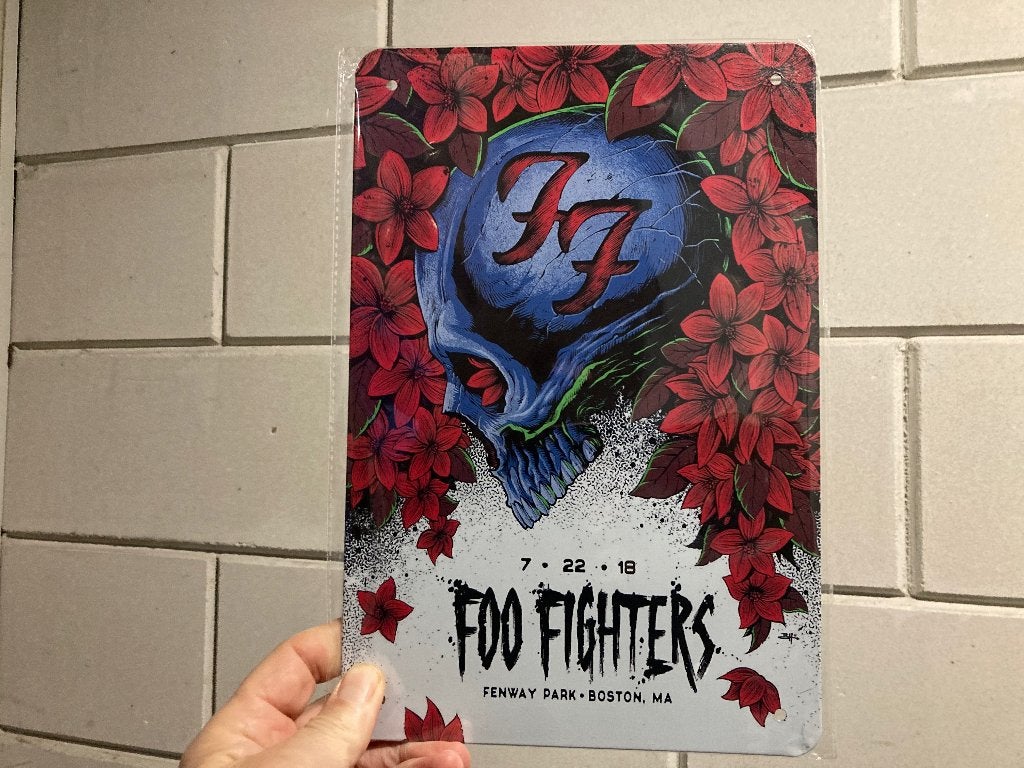 Foo fighters posters metaal, Verzamelen, Posters, Ophalen of Verzenden, Nieuw, A1 t/m A3, Film en Tv
