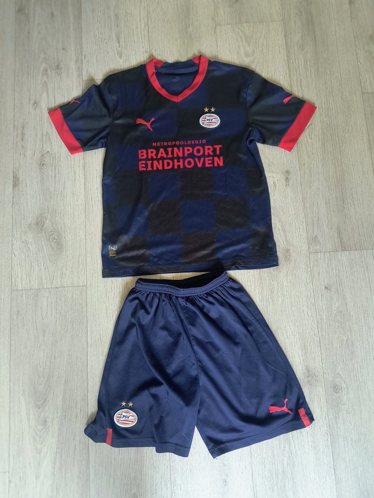 PSV uittenu (2022-2023) - maat 164, Maat XS of kleiner, Ophalen of Verzenden, Gebruikt, Set