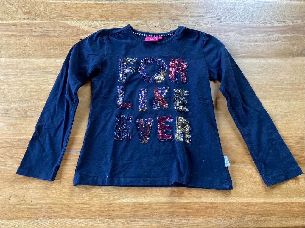 Jubel Longsleeve met pailletten - Maat 140, Ophalen of Verzenden, Zo goed als nieuw, Meisje, Shirt of Longsleeve