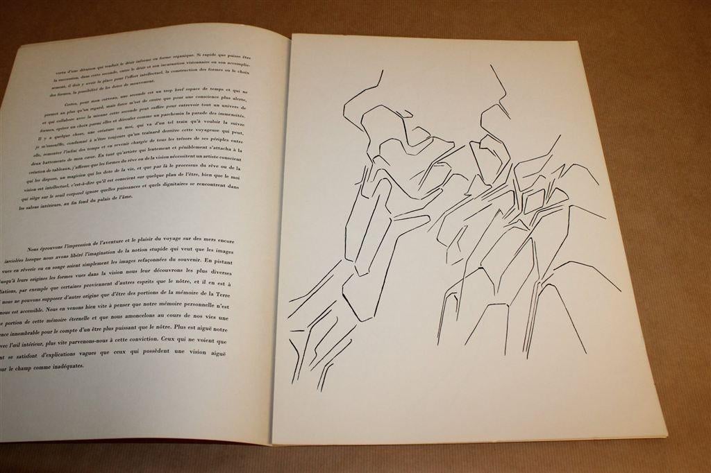 Kunstuitgave Derrière Le Miroir. Palazuelo. Zeldzaam. 1958., Ophalen of Verzenden, Gelezen