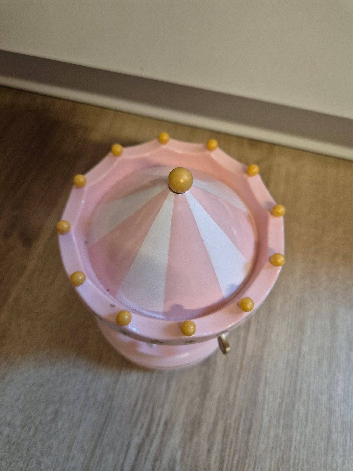 Roze carrousel muziekdoosje, Ophalen of Verzenden
