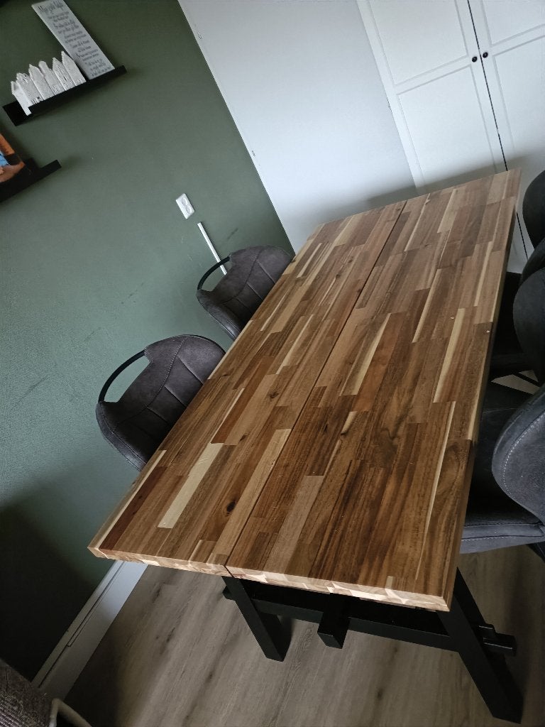 Eetafel skogsta ikea 160x81x74, Ophalen, Gebruikt, Rechthoekig, 50 tot 100 cm