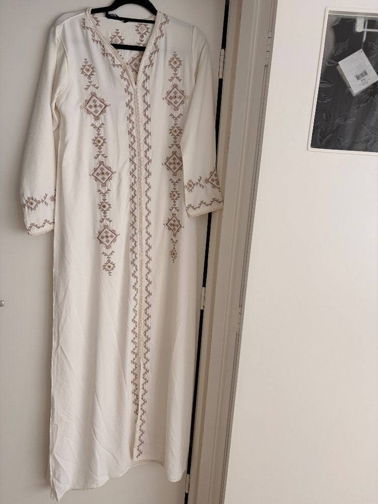 Kaftan, Ophalen, Overige typen, Wit, Zo goed als nieuw