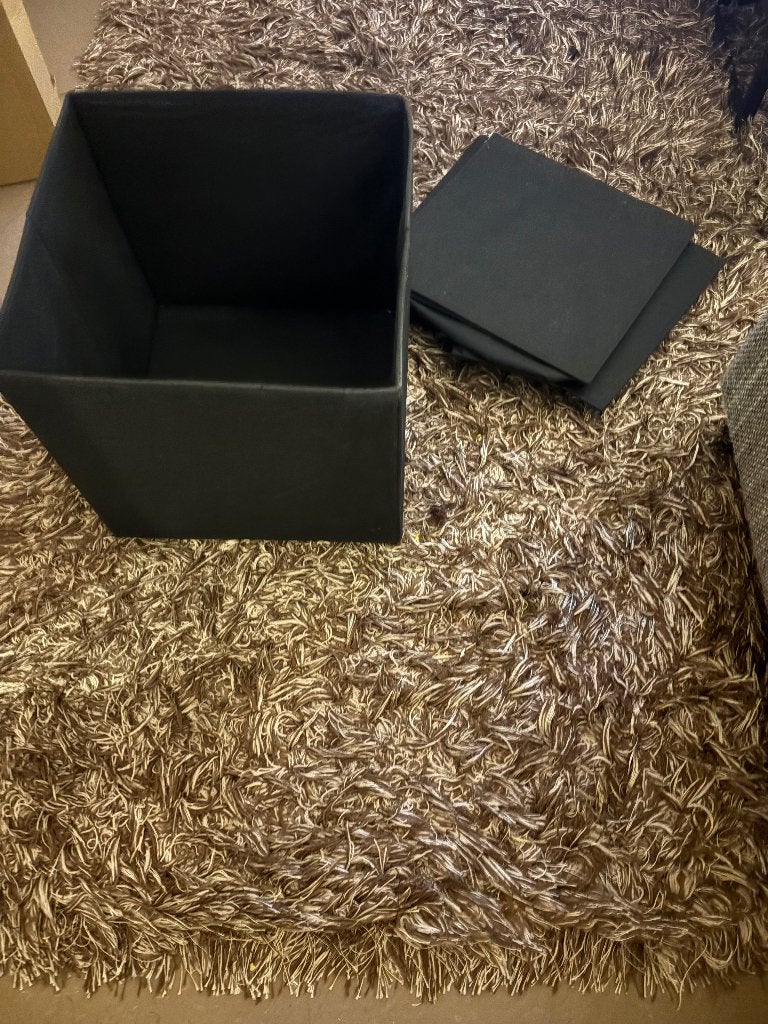 3 Opvouwbare Opbergboxen Zwart, Ophalen, Gebruikt, Minder dan 50 cm, 5 – 50