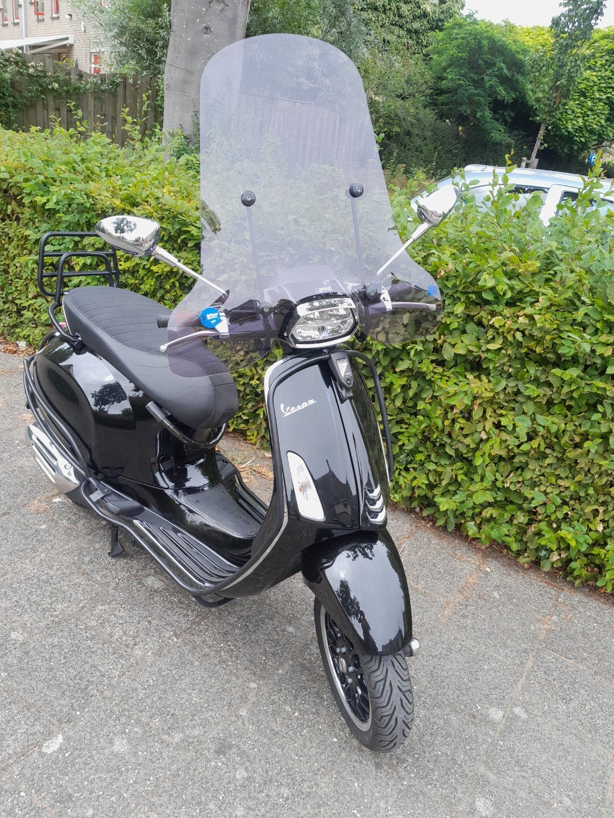 Vespa/Piaggio sprint 2023 zwart 6500km, Ophalen, Zo goed als nieuw, Benzine, Overige modellen