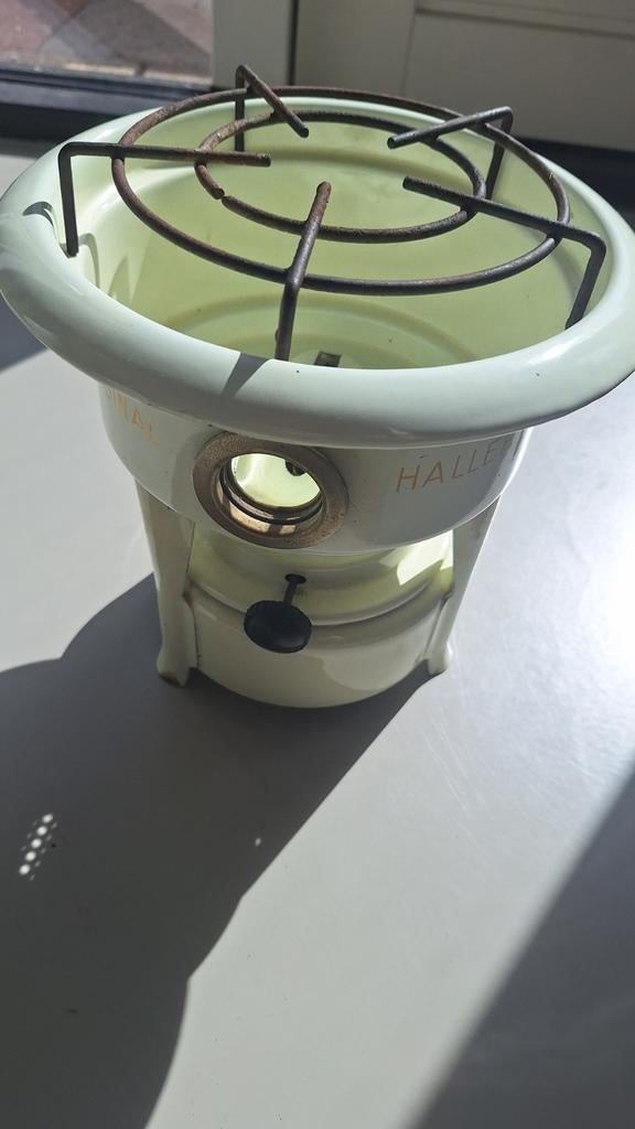 Vintage Haller Petroleumstel - Glas ontbreekt, Ophalen of Verzenden