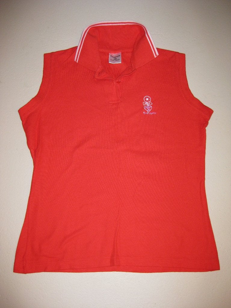 Pocopiano roze polo shirt maat 164, Meisje, Zo goed als nieuw, Shirt of Longsleeve, Pocopiano