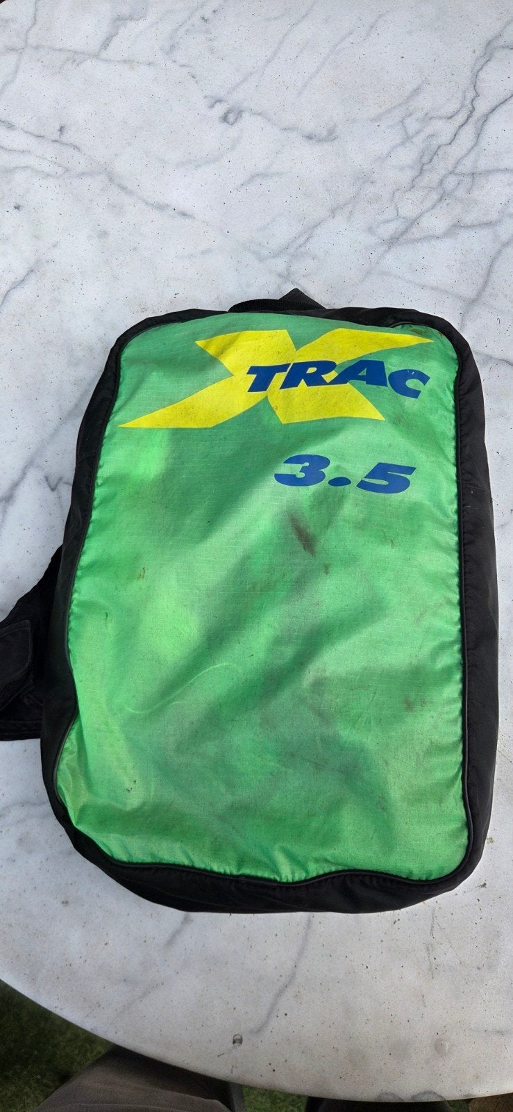 X-Trac 3.5 Powerkite met lijnen en handvaten, Gebruikt, Bar, Geen board, Ophalen of Verzenden