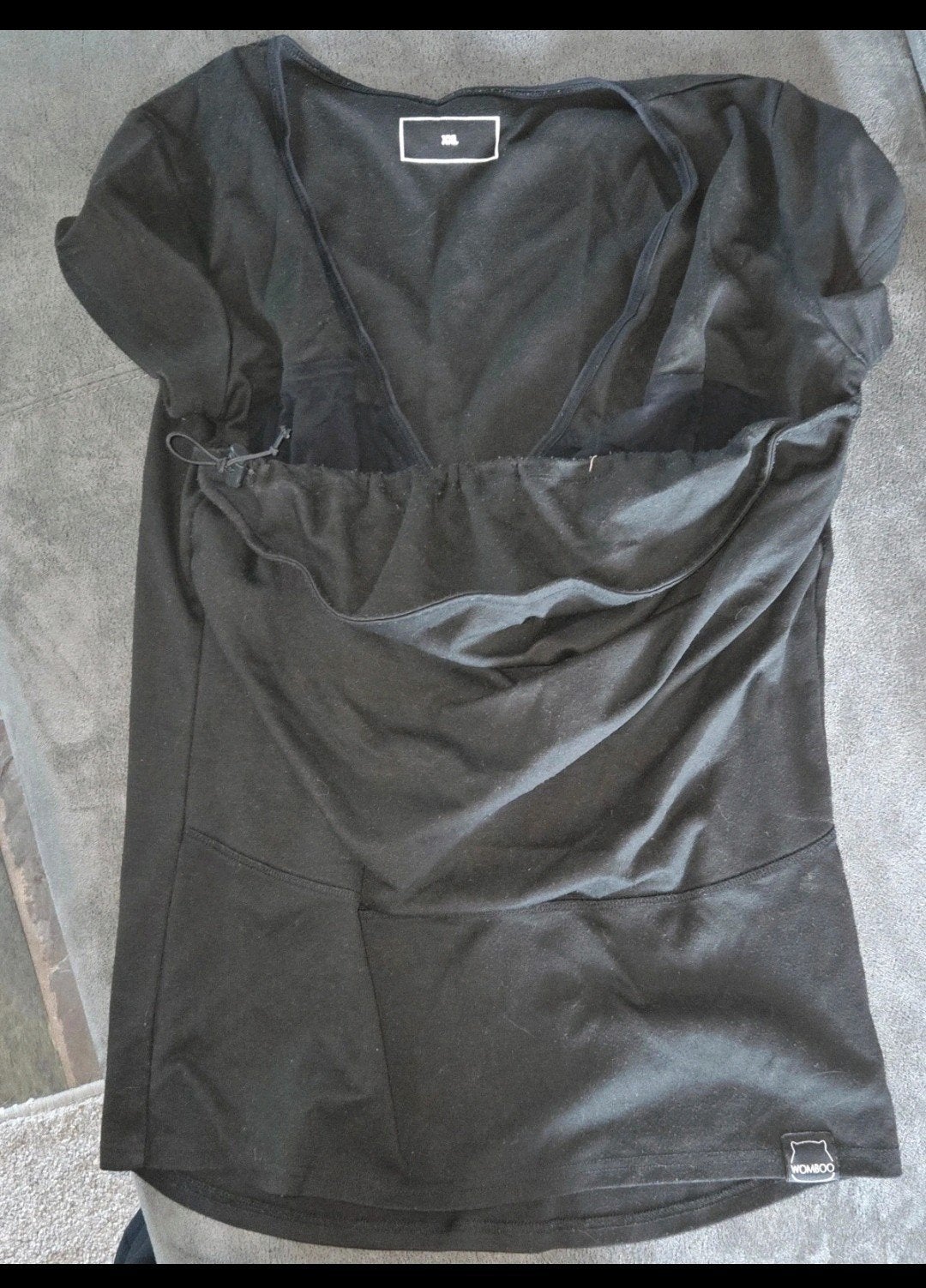 Womboo Buidelshirt Dames Zwart XXL, Womboo, Zwart, Maat 46/48 (XL) of groter, Ophalen of Verzenden