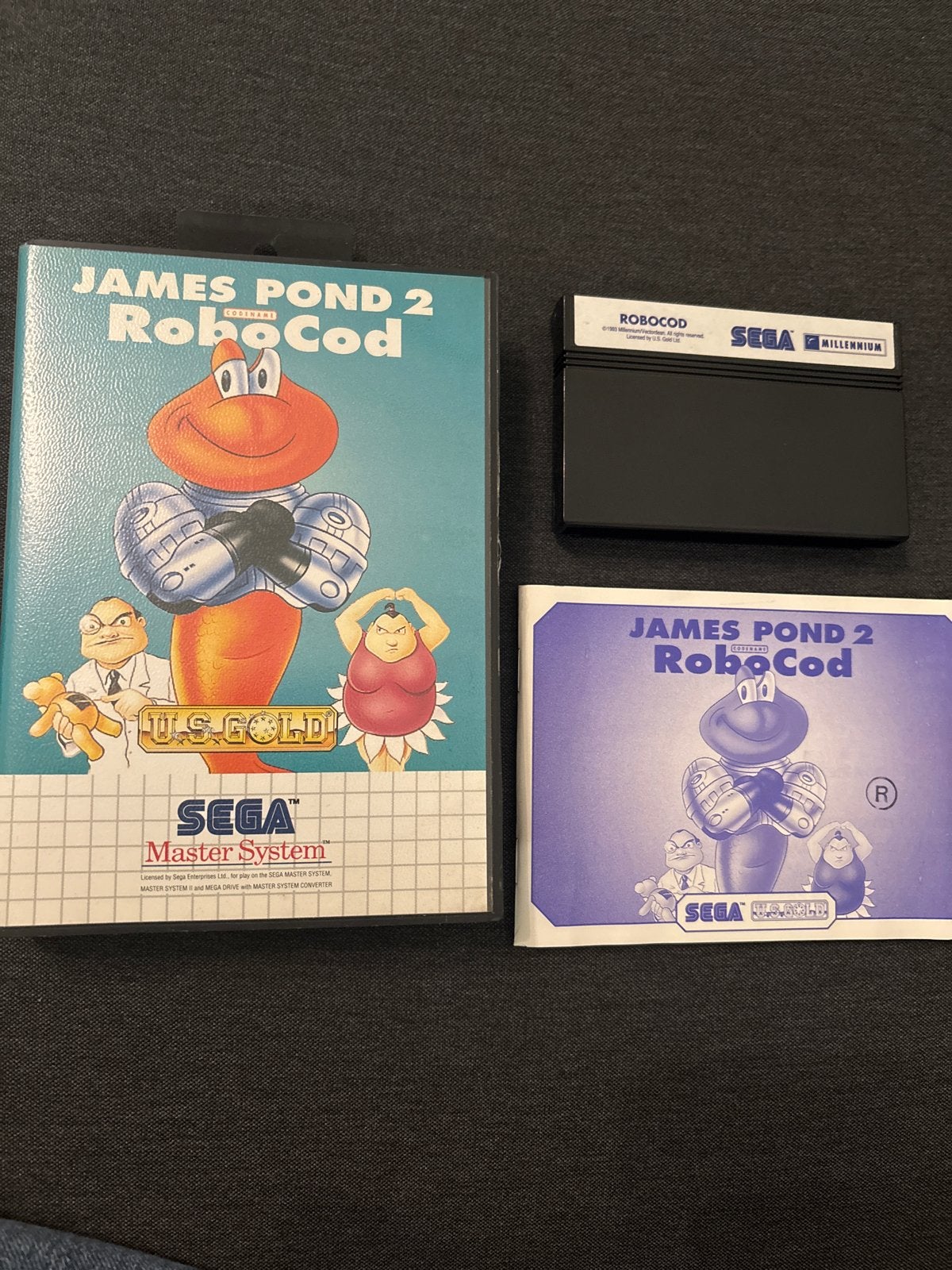 James Pond 2 RoboCod Compleet - Sega Master System, Spelcomputers en Games, 1 speler, Ophalen of Verzenden, Zo goed als nieuw