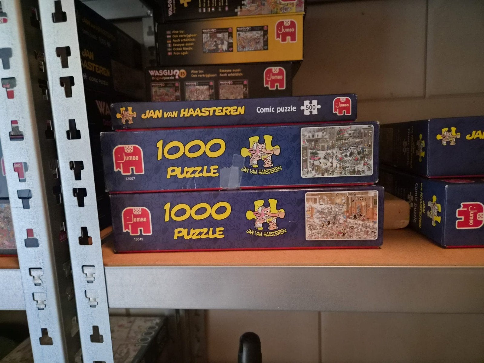 Jan van Haasteren en Wasgij puzzels (diverse), Hobby en Vrije tijd, Denksport en Puzzels, Ophalen, 500 t/m 1500 stukjes, Gebruikt