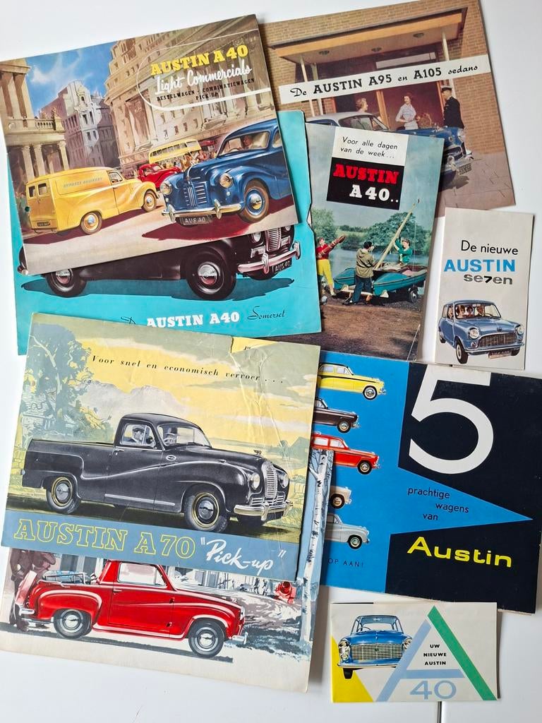 Set Austin folders, Boeken, Auto's | Boeken, Gelezen, Algemeen, Ophalen of Verzenden