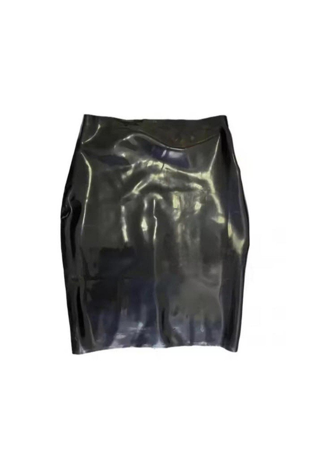 Mooie latex rok met rits, tm 4XL Op maat, Kleding | Dames, Rokken, Verzenden, Nieuw, Zwart, Boven de knie