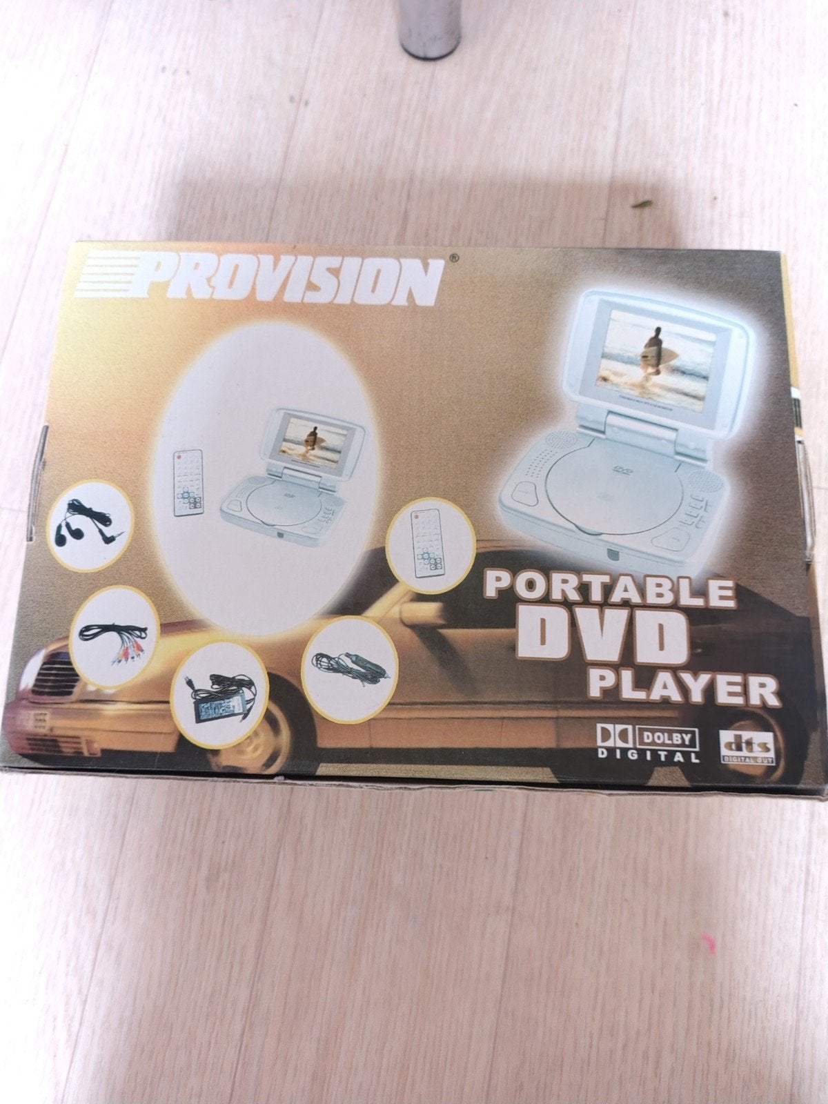 Provision Draagbare DVD Speler met Scherm en Accessoires, Audio, Tv en Foto, Gebruikt, Draagbaar, Ophalen of Verzenden, Overige merken