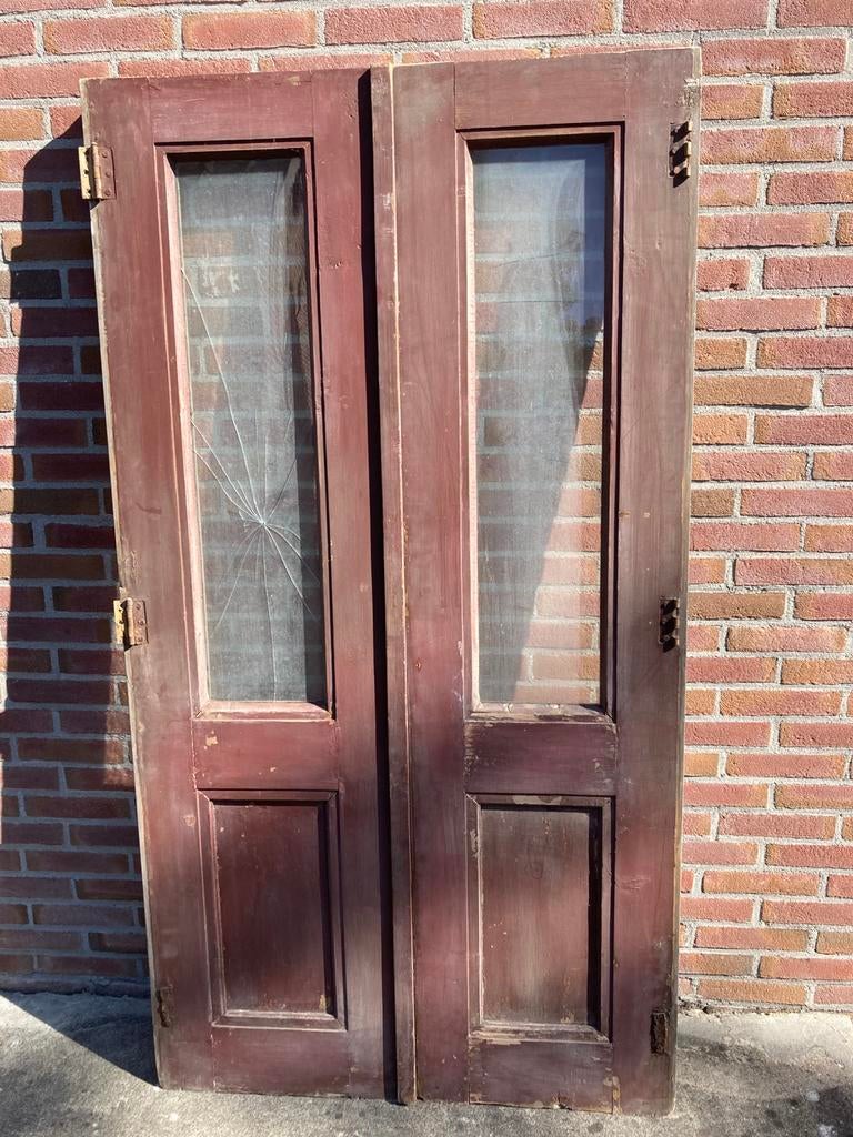 Antiek stel buitendeuren, Ophalen