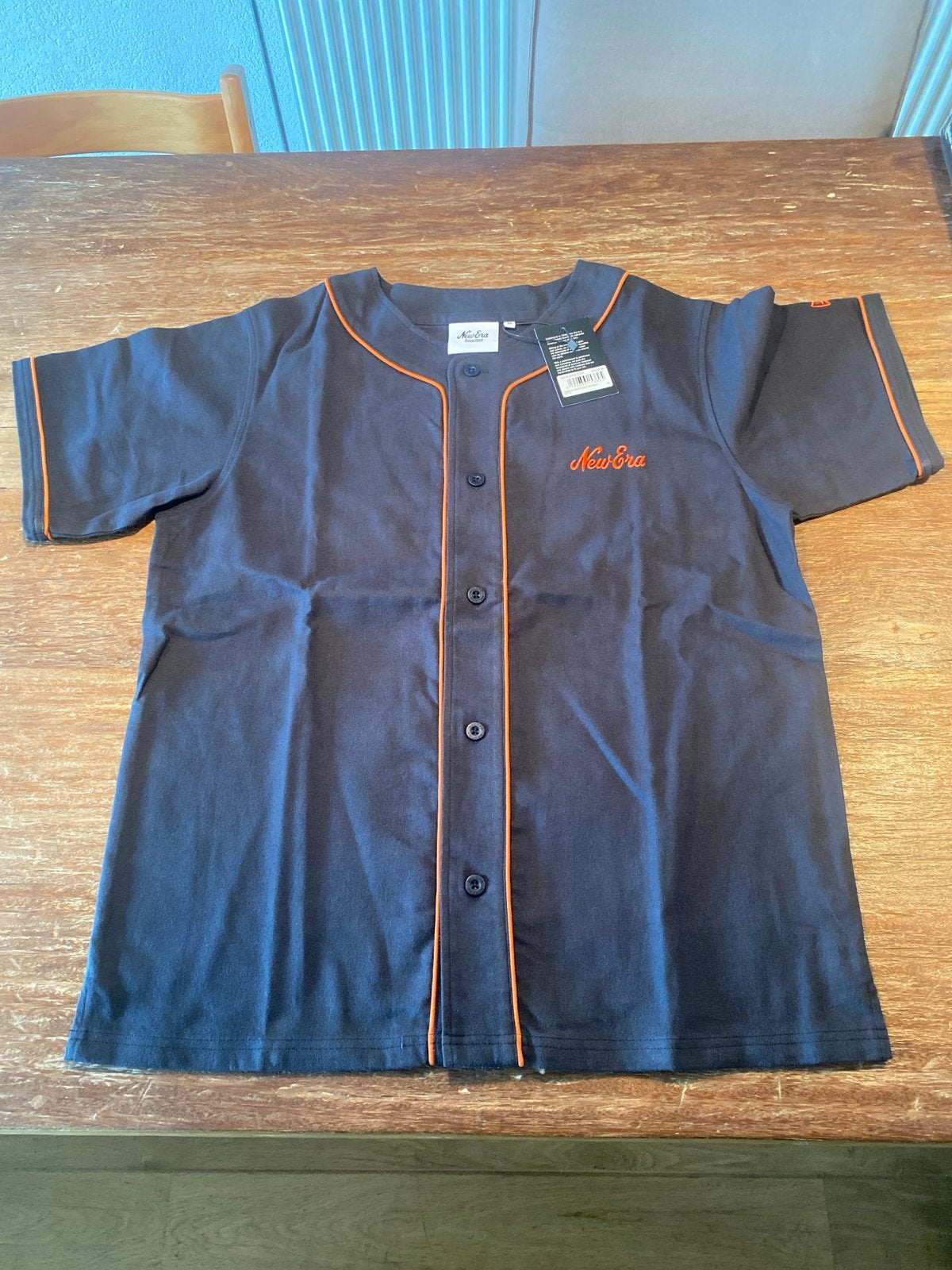 New Era Baseball Shirt - Maat M - Nieuw met kaartjes, Kleding | Heren, Ophalen of Verzenden, Nieuw, Maat 48/50 (M), Blauw