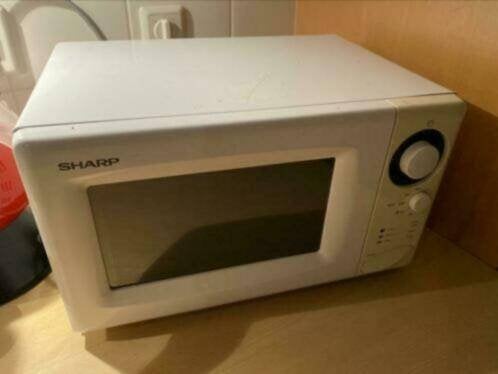 Sharp magnetron solo r-208w magnetron, Ophalen, Gebruikt, Hete lucht, Draaiplateau